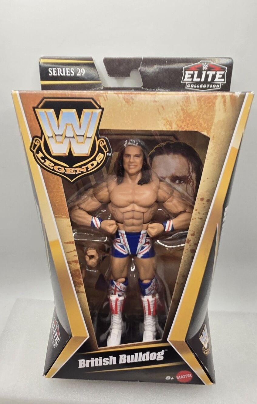 British Bulldog WWE Elite Collection Legends Series 29 Action Figure New In Box